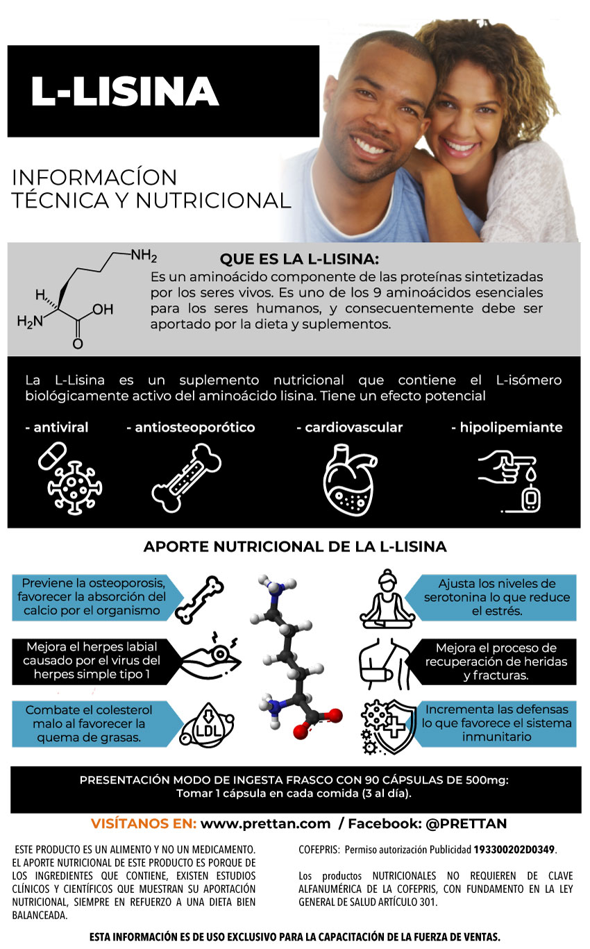 Inforgrafía L-Lisina