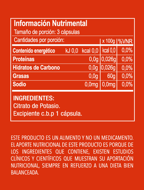 Citrato de Potasio (Cápsulas) - Imagen 3
