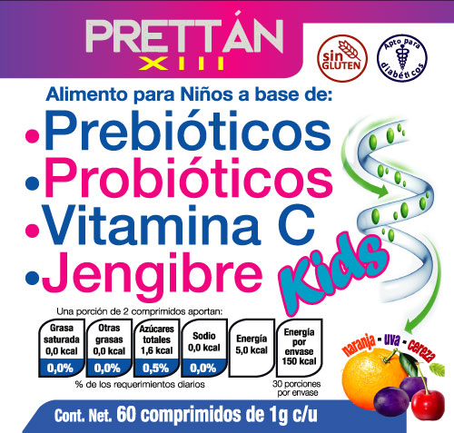Prebióticos, Probióticos, Vitamina C, Jengibre y Enzimas Digestivas Kids - Imagen 3