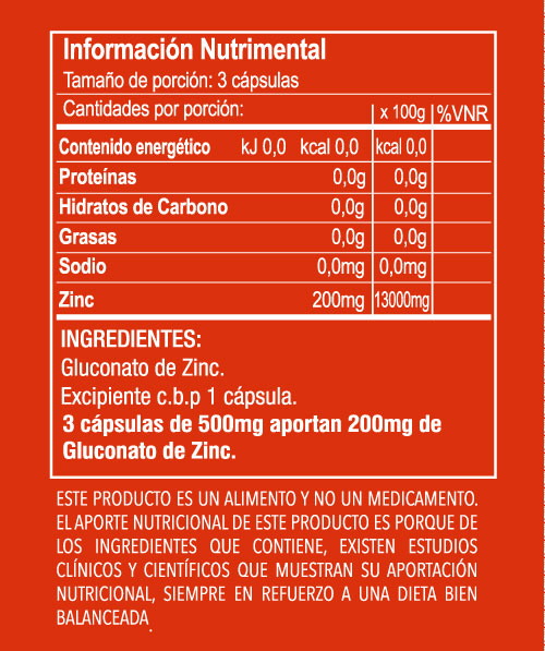 Gluconato de Zinc - Imagen 4