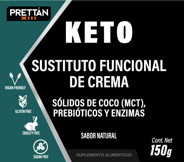 Keto Sustituto de Crema Nutricional con Prebióticos y Enzimas - Imagen 3