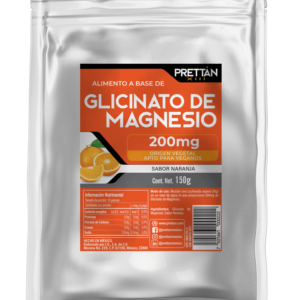Glicinato de magnesio (Polvo sabor naranja)